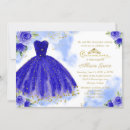 Search for royal blue quinceanera invitations Dress