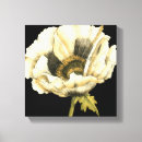 Search for cream flowers canvas prints Black