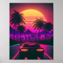Search for outrun art Retrowave
