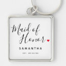 Search for brides maids key rings Maid of honour