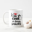 Search for kiss the cook mugs Funny