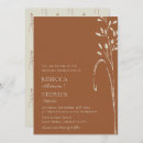 Search for earth tone wedding invitations Boho