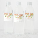 Search for bridal shower water bottle labels Watercolor