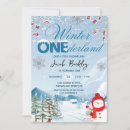 Search for wonderland 1st birthday invitations Our little snowflake