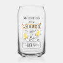 Search for 40th beer glasses Cheers and beers