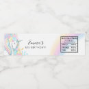 Search for unicorn water bottle labels Birthday