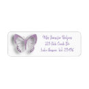 Search for lavender design return address labels Purple