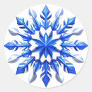 Search for snowflake design stickers Seasonal
