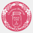 Search for christmas jar stickers Rustic