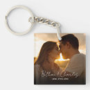 Search for save the date square key rings Engagement