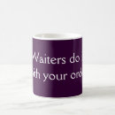 Search for waiter mugs Server