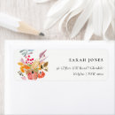 Search for autumn harvest return address labels Botanical