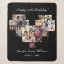 Search for 50th birthday blankets Multi photo