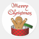 Search for gingerbread men stickers Xmas