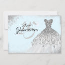 Search for light blue dress invitations Silver