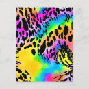 Search for leopard pattern postcards Colourful