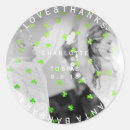 Search for clover wedding stickers Green