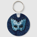 Search for damask round key rings Blue