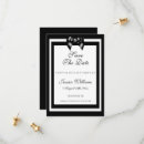 Search for any event invitations Black and white