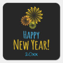 Search for happy new year fireworks stickers Modern
