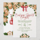 Search for cookie baking christmas invitations Red