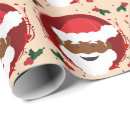 Search for african american holiday wrapping paper Xmas
