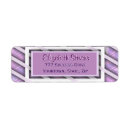 Search for diagonal return address labels Girly