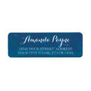 Search for cobalt blue return address labels Navy