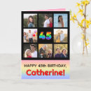 Search for 45th birthday cards Forty fifth birthday