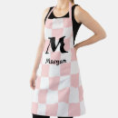 Search for checkered aprons For her