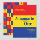 Search for primary colour invitations Simple