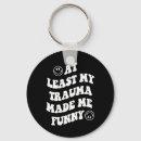 Search for my therapist key rings Positivity