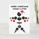 Search for exercise christmas cards Barbell