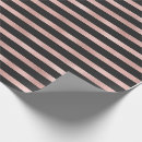 Search for black and rose gold wrapping paper Foil