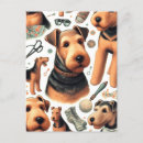 Search for airedale terrier postcards Puppy