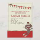 Search for sock monkey baby shower invitations For her