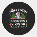 Search for strays stickers Stray cat