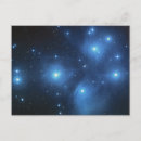 Search for star cluster postcards Pleiades