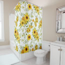 Search for sunflower shower curtains Watercolor