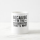 Search for housekeeping coffee mugs Housekeeper