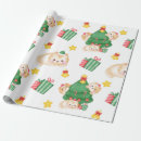 Search for kawaii christmas wrapping paper Cat