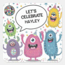 Search for monster party stickers Children
