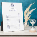 Search for menu plaques Minimalist