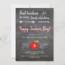 Search for teachers day invitations Chalkboard