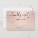 Search for quinceanera rsvp cards Rose gold
