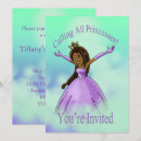 Search for african american princess birthday invitations Girl