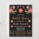 Search for bright floral bridal shower invitations Bride