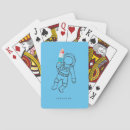 Search for space rocket playing cards Astronaut
