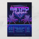 Search for futuristic birthday invitations Retro