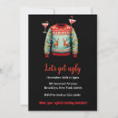 Search for funny ugly sweater invitations Elegant
